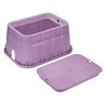 NDS Pro-Spec Valve Box Rectangle 13 in. x 20 in. x 12 in.H Purple Box/Purple Lid Overlapping RW