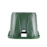 NDS Pro-Spec Valve Box Rectangle 14 In. X 19 In. X 12 In.H Green Box/Green Lid Overlapping Rw W/Bolt