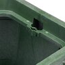 NDS Pro-Spec Valve Box Rectangle 14 In. X 19 In. X 12 In.H Green Box/Green Lid Overlapping Rw W/Bolt