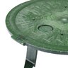 NDS 6 in. Round SureFit Universal Valve Box Lid Green Lid Only