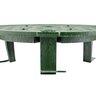 NDS 6 in. Round SureFit Universal Valve Box Lid Green Lid Only