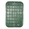 NDS Standard-Series Valve Box Lid Jumbo Rectangle 13 in. x 20 in. Overlapping Green Polyethylene ICV Lid Only