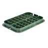 NDS Standard-Series Valve Box Lid Jumbo Rectangle 13 in. x 20 in. Overlapping Green Polyethylene ICV Lid Only