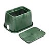NDS Standard Valve Box Rectangle 14 in. x 19 in. x 12 in.H Green Box/Green Lid Overlapping ICV