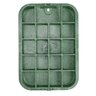 NDS Standard Valve Box Tapered Rectangle 14 in. x 19 in. x 6 in.H Black Box/Green Lid Overlapping ICV