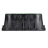 NDS Standard Valve Box Tapered Rectangle 13 in. x 20 in. x 6 in. H Black Box/Green Lid Overlapping ICV