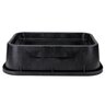 NDS Standard-Series Valve Box Extension Body (only) Jumbo Rectangle 13 in. x 20 in. x 6 in.H Black