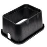 NDS Standard-Series Valve Box Jumbo Rectangle 13 in. x 20 in. x 12 in.H Black Box/Green Lid Overlapping ICV