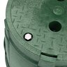 10 in. Round Corrugated Box Round Overlapping Bolt-down Cover - ICV