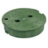 Green 10 in. Round Overlapping ICV Cover