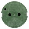 Green 10 in. Round Overlapping ICV Cover