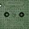 Green 10 in. Round Overlapping ICV Cover