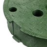 Green 10 in. Round Overlapping ICV Cover