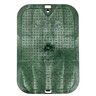 NDS Standard Valve Box Tapered Rectangle 14 in. x 19 in. x 6 in.H Green Box/Green Lid Overlapping ICV