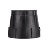 10 in. Round Black on Black Valve Box With a Bolt