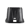 NDS Pro-Spec Valve Box Reclaimed Water Black Box/Lid Overlapping 14 in. x 19 in. x 12 in.