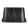 NDS Pro-Spec Valve Box Reclaimed Water Black Box/Lid Overlapping 14 in. x 19 in. x 12 in.