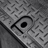 NDS Pro-Spec Valve Box Reclaimed Water Black Box/Lid Overlapping 14 in. x 19 in. x 12 in.