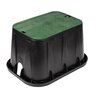 NDS Pro-Spec Series Valve Box Black Body & Green Lid 14 in. x 19 in.