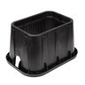 NDS Valve Box Pro-Spec Series Black Box & Green Cover ICV 21-1/8 in. L x 15-3/4 in. W x 12-1/4 in.