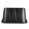 NDS Valve Box Pro-Spec Series Black Box & Green Cover ICV 21-1/8 in. L x 15-3/4 in. W x 12-1/4 in.