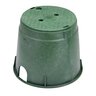 NDS Standard Valve Box Round 10 in. Green Box/Green Lid Overlapping ICV