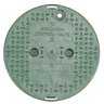 NDS Standard Valve Box Round 10 in. Green Box/Green Lid Overlapping ICV
