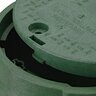 NDS Standard Valve Box Round 10 in. Green Box/Green Lid Overlapping ICV