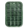 NDS Standard Valve Box Lid Rectangle 14 in. x 17 in. Overlapping Green Polyethylene ICV Lid Only