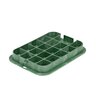 NDS Standard Valve Box Lid Rectangle 14 in. x 17 in. Overlapping Green Polyethylene ICV Lid Only