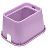 NDS Standard Valve Box Rectangle 14 in. x 19 in. x 12 in.H Purple Box/Purple Lid Overlapping RW