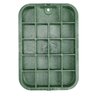 NDS Standard Valve Box Rectangle 14 in. x 19 in. x 12 in. H Black Box/Green Lid Overlapping ICV