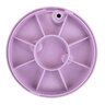 NDS Standard Valve Box Lid Round 10 in. Overlapping Purple Polyethylene RW Lid Only