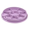 NDS Standard Valve Box Lid Round 10 in. Overlapping Purple Polyethylene RW Lid Only