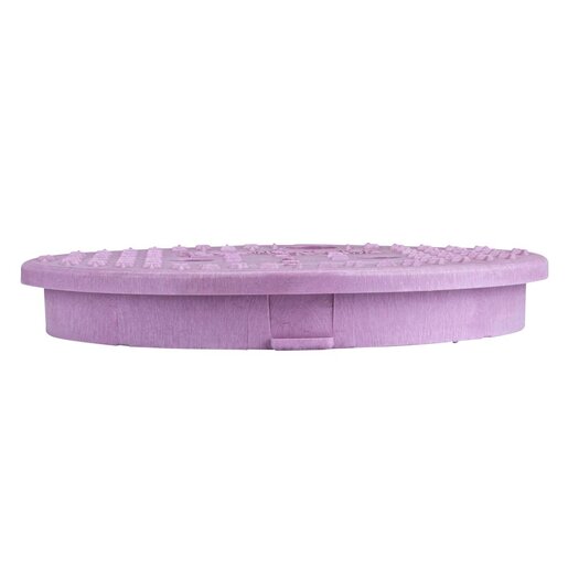 NDS Standard Valve Box Lid Round 10 in. Overlapping Purple Polyethylene RW Lid Only