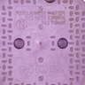 NDS Standard Valve Box Lid Round 10 in. Overlapping Purple Polyethylene RW Lid Only