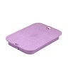 NDS Standard Valve Box Lid Rectangle 14 in. x 19 in. Overlapping Purple Polyethylene RW Lid Only