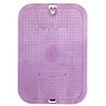 NDS Standard Valve Box Lid Rectangle 14 in. x 19 in. Overlapping Purple Polyethylene RW Lid Only