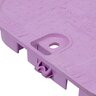 NDS Standard Valve Box Lid Rectangle 14 in. x 19 in. Overlapping Purple Polyethylene RW Lid Only