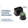 NDS Standard Valve Box Round 10 in. Black Box/Green Lid Overlapping SEWER