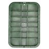 NDS Standard Valve Box Extension Rectangle 13 in. x 20 in. x 6 in. Black Box/Green Lid Overlapping ICV