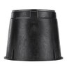 10 in. Round Box & Cover Water Black / Black Bolt Down Overlapping NDS