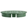 6 in. Round Cover Only Snap-In ICV Green Overlapping NDS