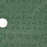 6 in. Round Cover Only Snap-In ICV Green Overlapping NDS