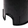 NDS Snap-In Box & Cover Black Body Round w/ Overlapping Green Lid 6 in.