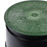 NDS 10 in. Round SureFit Universal Valve Box Lid Green Lid Only