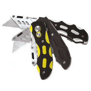 NEBO Folding Lock-Blade Utility Pocket Knife With Caribiner