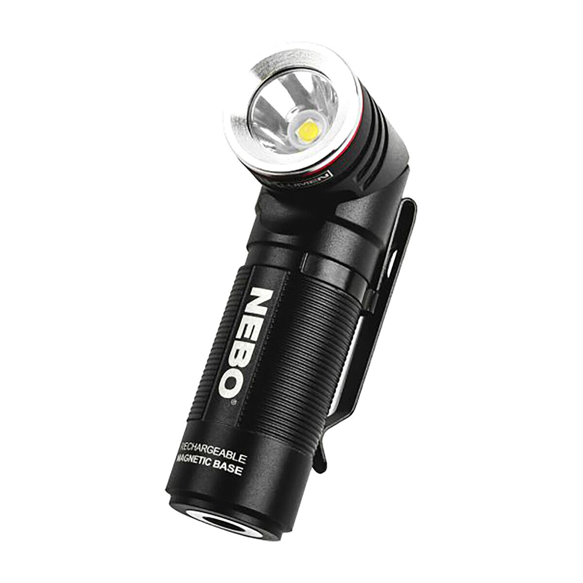 NEBO Compact Rechargeable Swyvel Flashlight 90 Degree Rotating Swivel ...