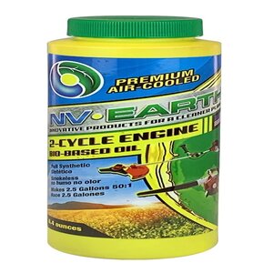 NV EARTH Full Synthetic Two-Cycle Oil Biodegradable 6.4 oz. Bottle