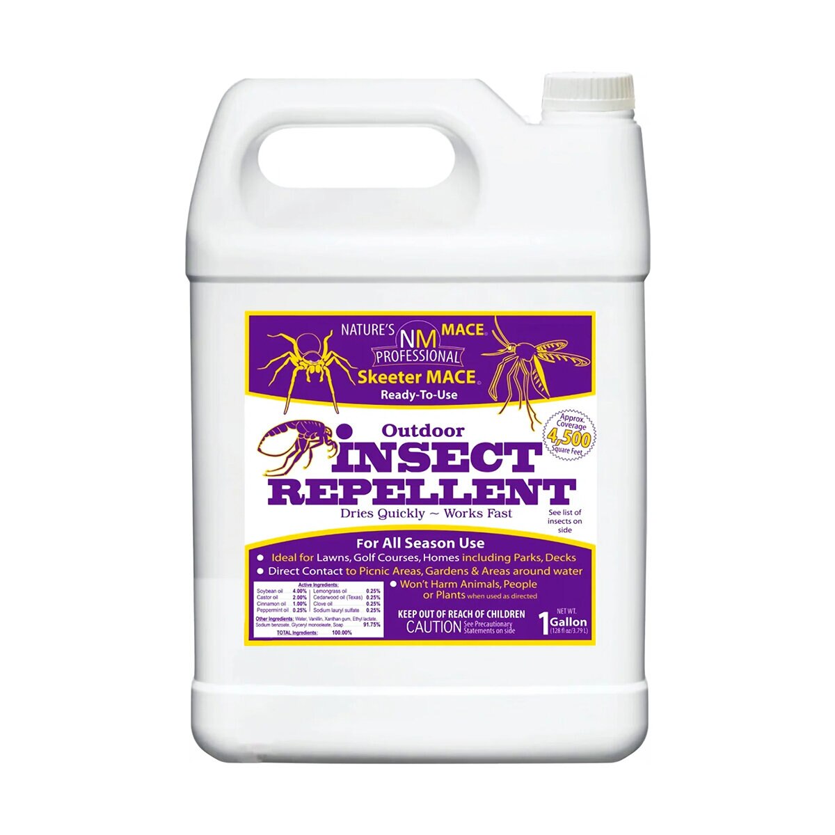 Nature's Mace Professional Insect Liquid Repellent 1 gal. Concentrate ...